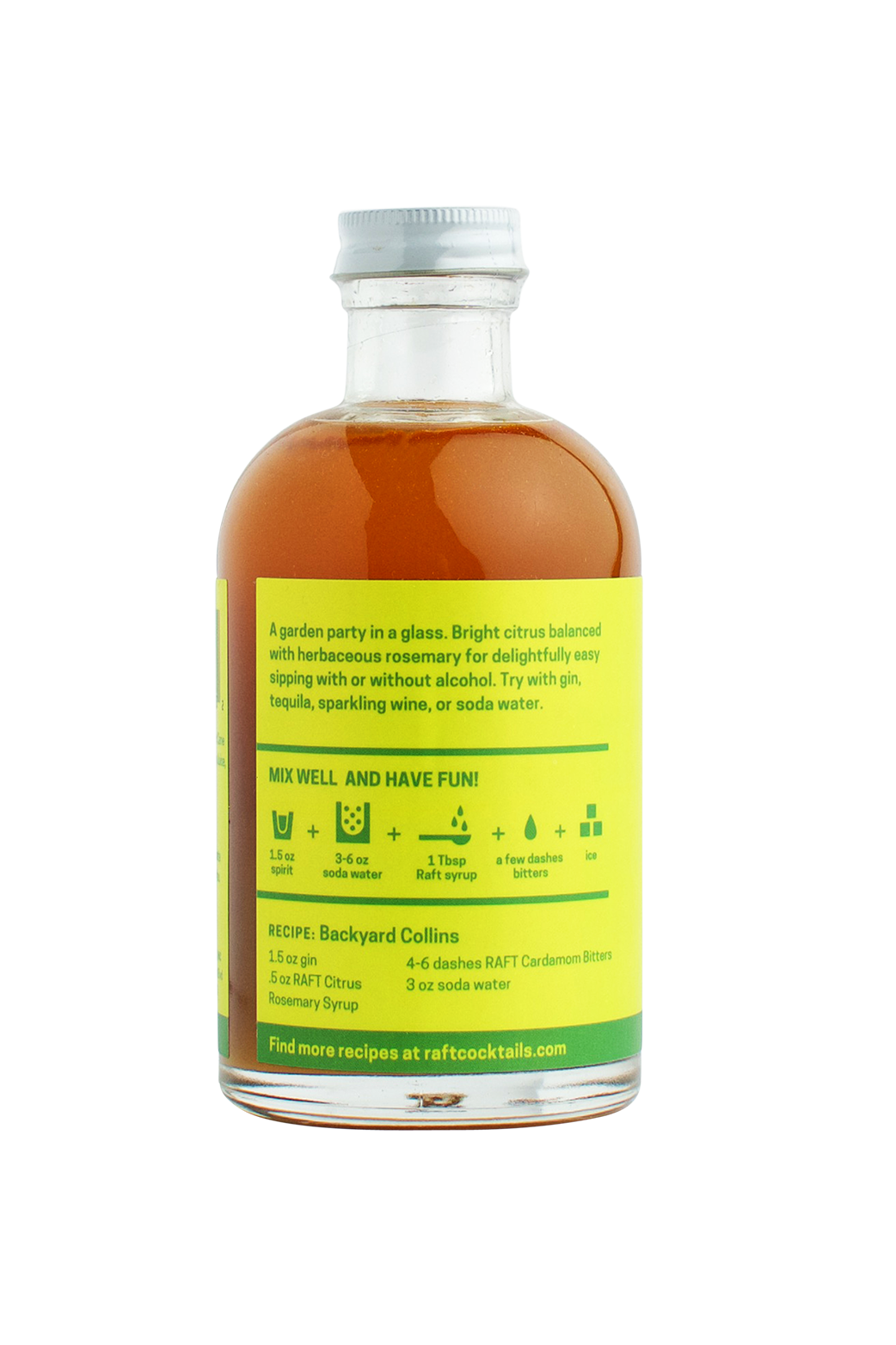 RAFT Citrus Rosemary Syrup - Improper Goods, LLC