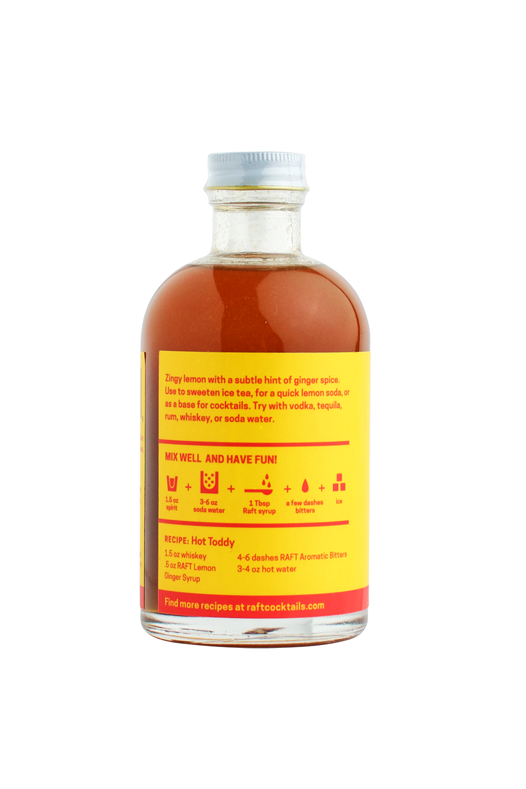 RAFT Lemon Ginger Syrup - Improper Goods, LLC
